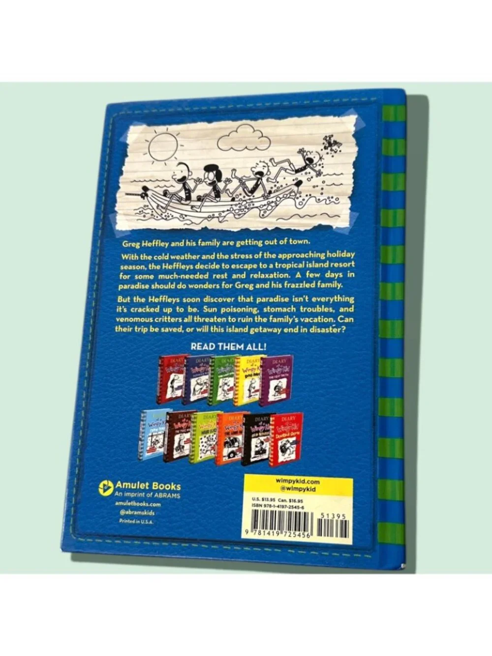 Diary of a Wimpy Kid The Getaway #12 Hardcover Jeff Kinney Kids Chapter Book